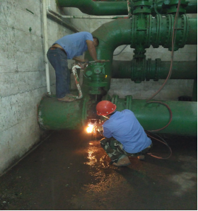 一水廠(chǎng)加強(qiáng)汛前設(shè)備檢修  全力確保汛期安全供水