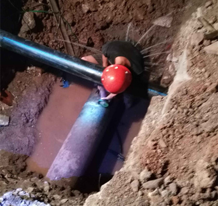 奮斗6小時,保障魯能工地按時用水