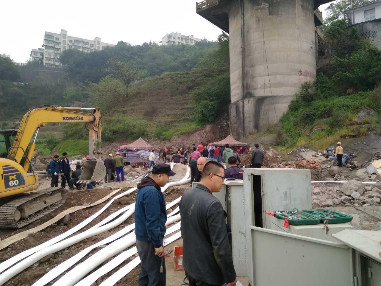 緊急啟用新建取水管 攻克低水位取水難題