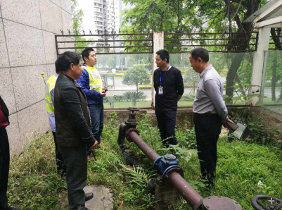 營銷部：水費賬務組、查漏組排查大用戶表后管網(wǎng)隱患服務