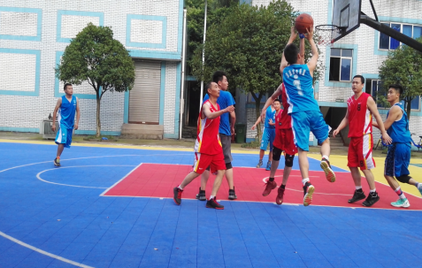 籃球友誼賽 譜寫(xiě)慶祝建黨96周年交流曲