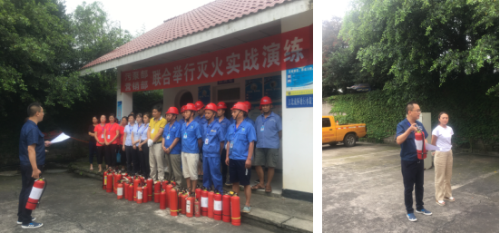 營銷部、污泵部聯(lián)合開展應(yīng)急滅火實戰(zhàn)演練