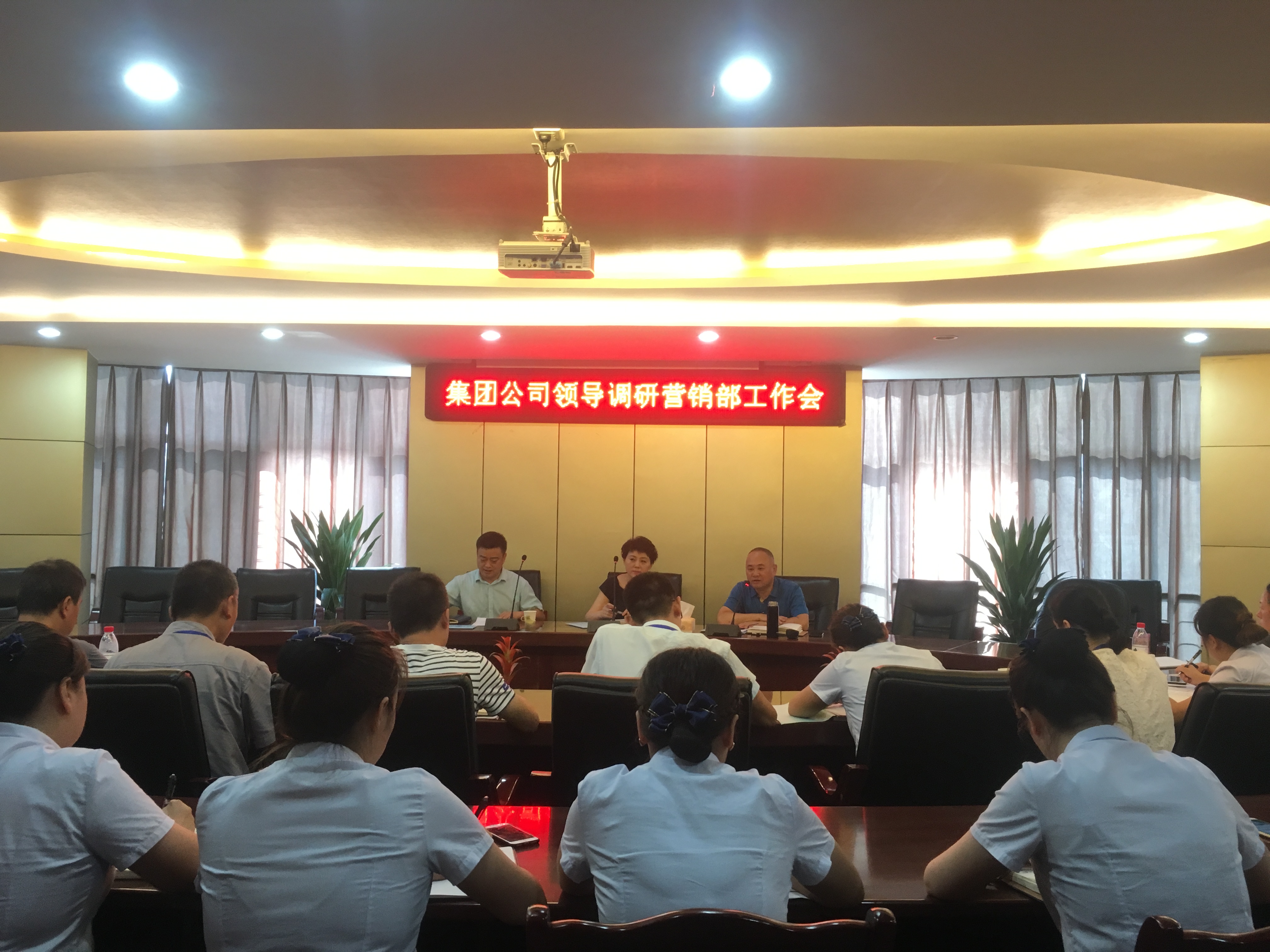 集團公司黨委書記、董事長梁紅率隊深入營銷一線開展調(diào)研